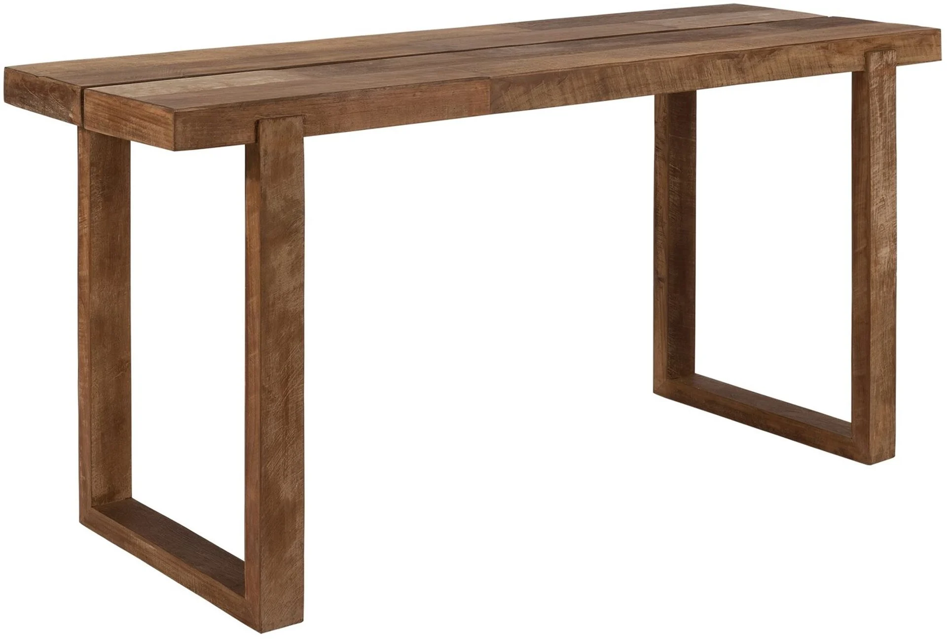 Konsole Classic aus recyceltem Teakholz, Massivholz-Design, natur, nachhaltig und zeitlos
