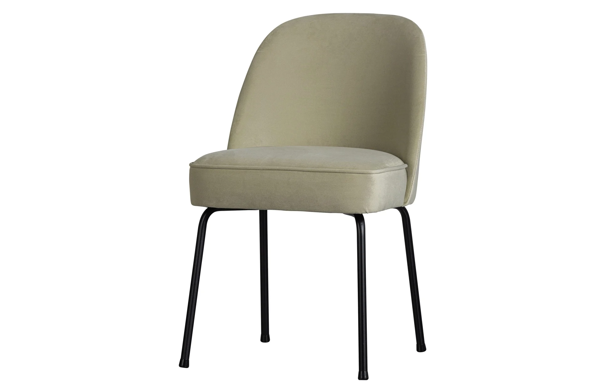 Esszimmerstuhl Vogue Samt, modernes Design, pistaziengrün, komfortabel gepolstert - Woood