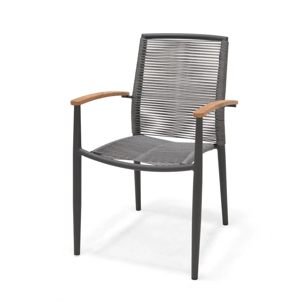 ScanCom Topaz Stuhl Aluminium / Teak