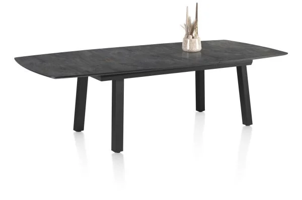 Henders & Hazel Palace Ausziehtisch 4-Füße HPL/Metallgestell off black