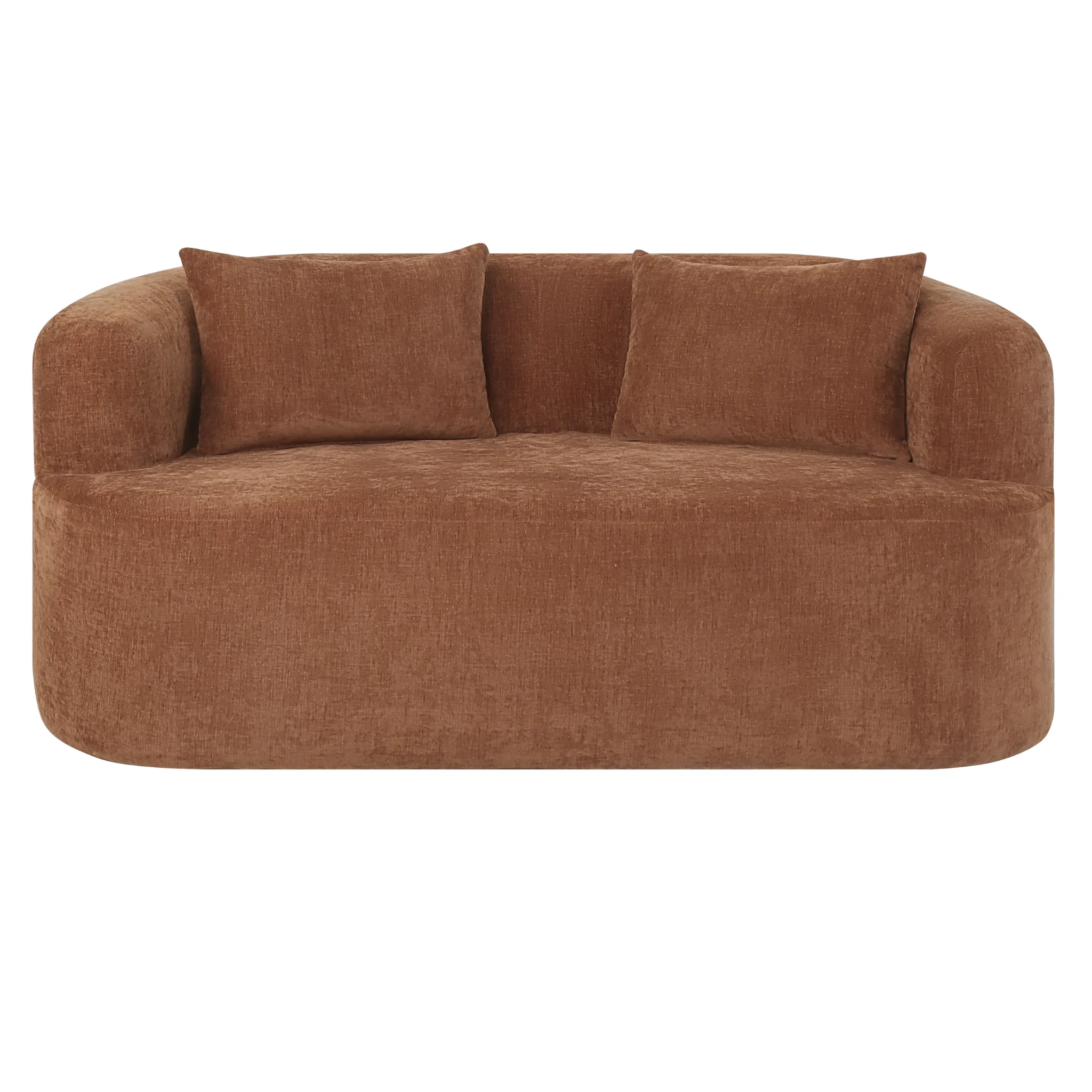 2-Sitzer Sofa Adele Chenille Kupfer