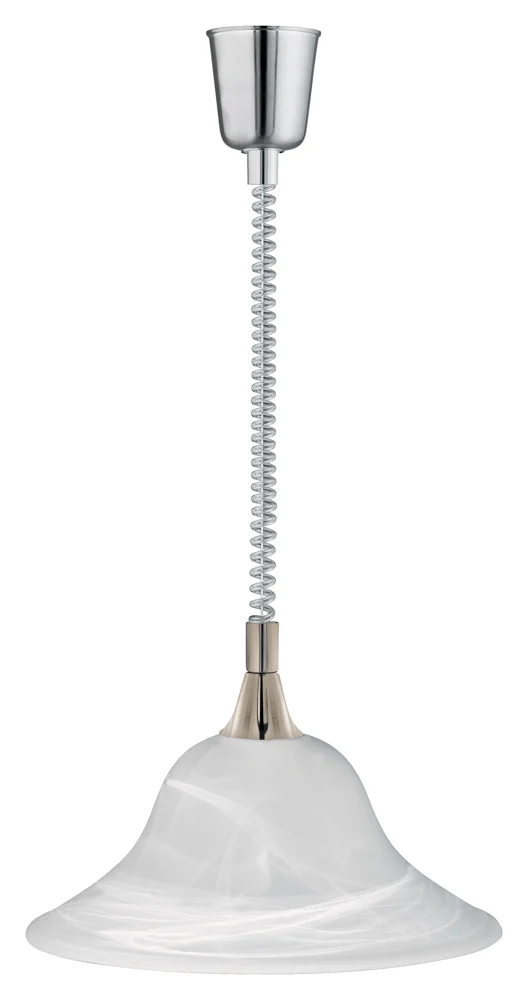 Trio Viola Pendelleuchte Metall/Glas matt höhenverstellbar
