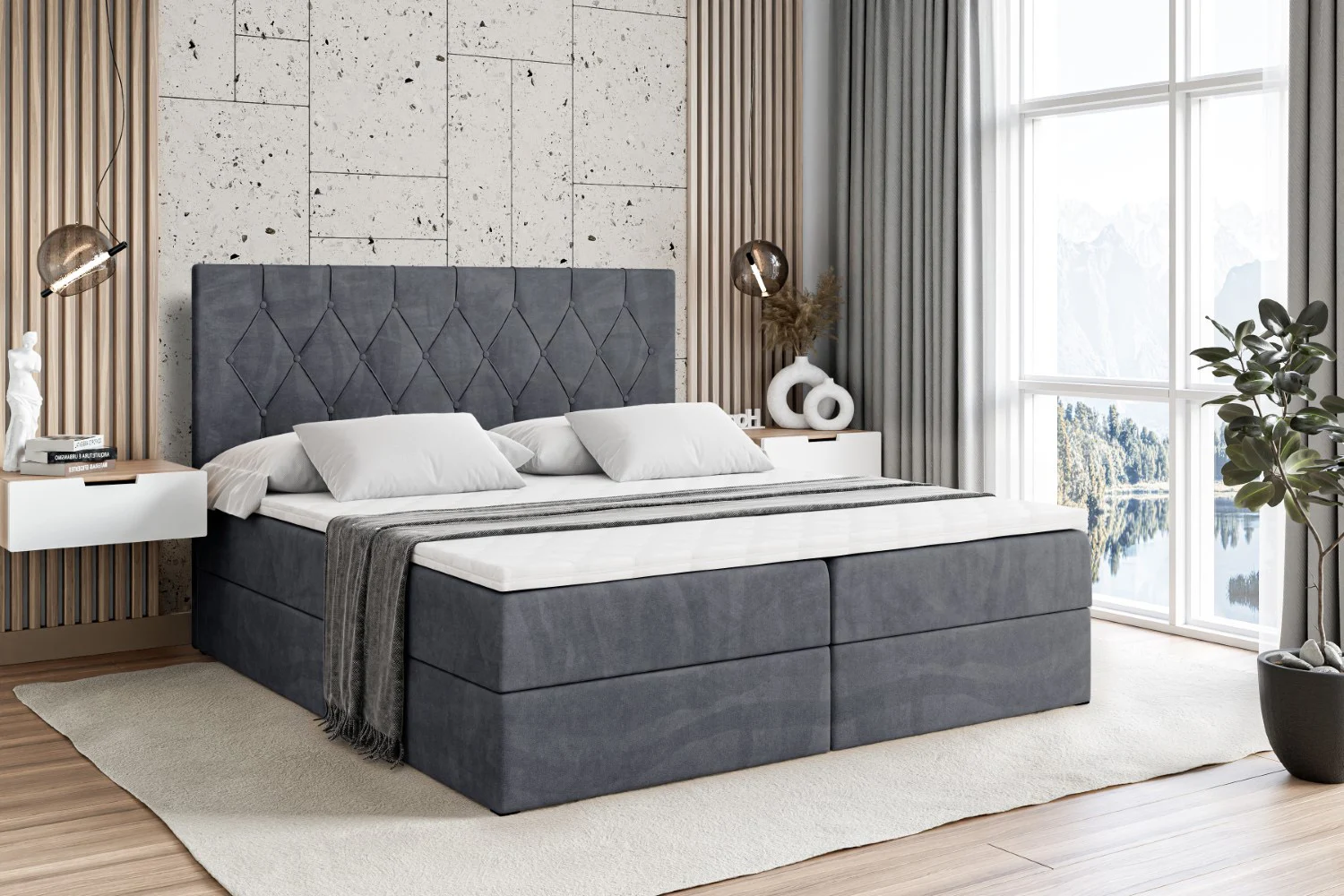 Boxbett VELANTO-BZ Beige - Casablanca 2301 120x200 cm