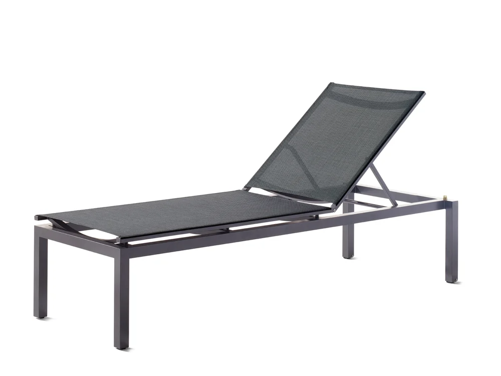 Sieger Brest Stapelrollliege Aluminium/Textilux