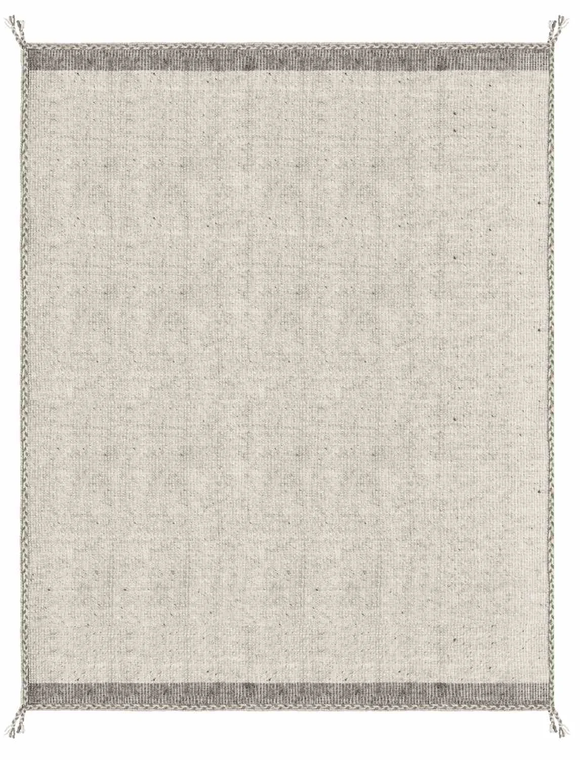 Teppich Chathu aus Baumwolle und Wolle, modern, beige, 200x300 cm, rechteckig - Bizzotto