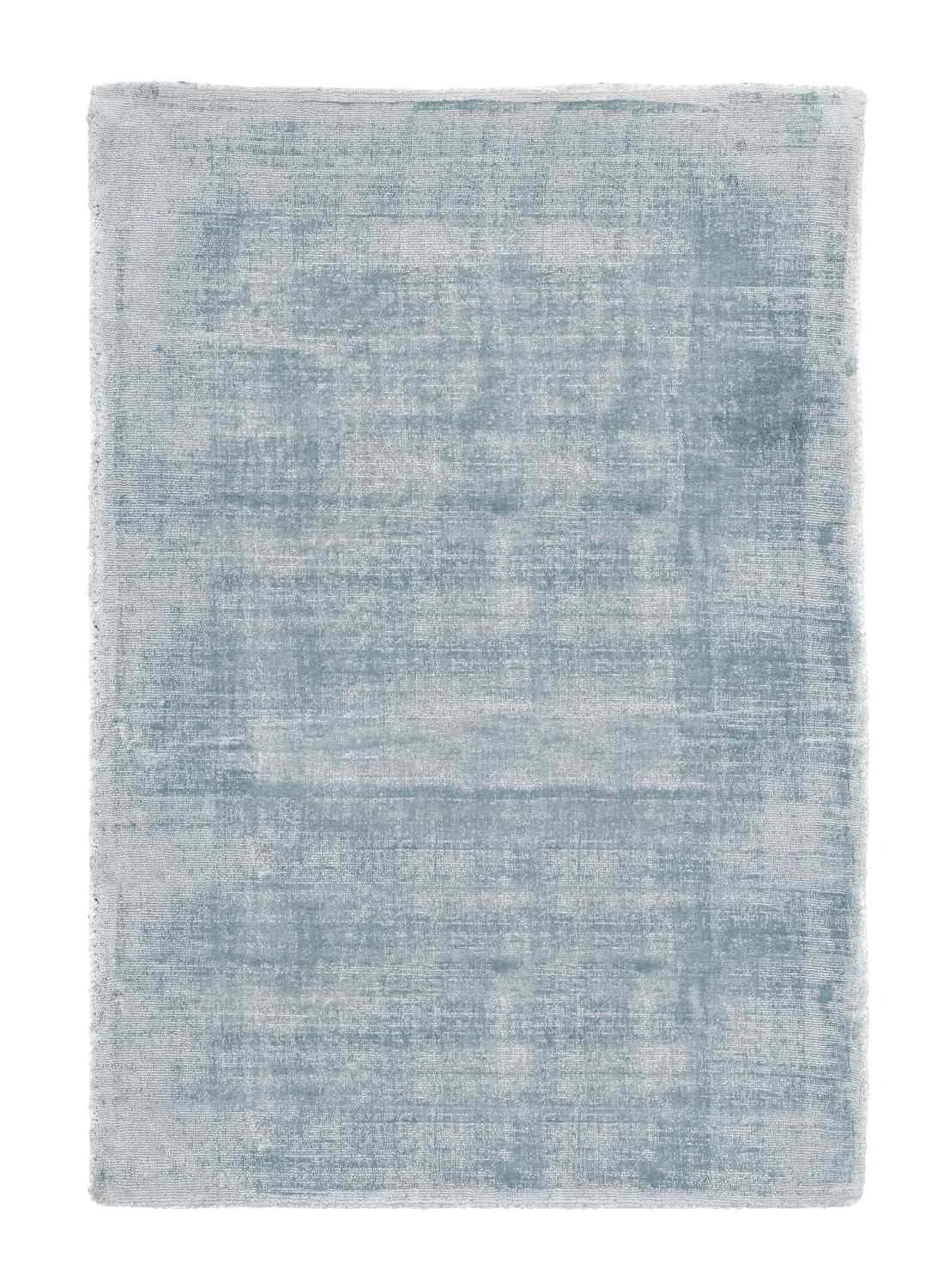 Teppich Rashmi aus Viskose, modern und pflegeleicht, hellblau, 140x200 cm, für Dein Zuhause - Bizzotto