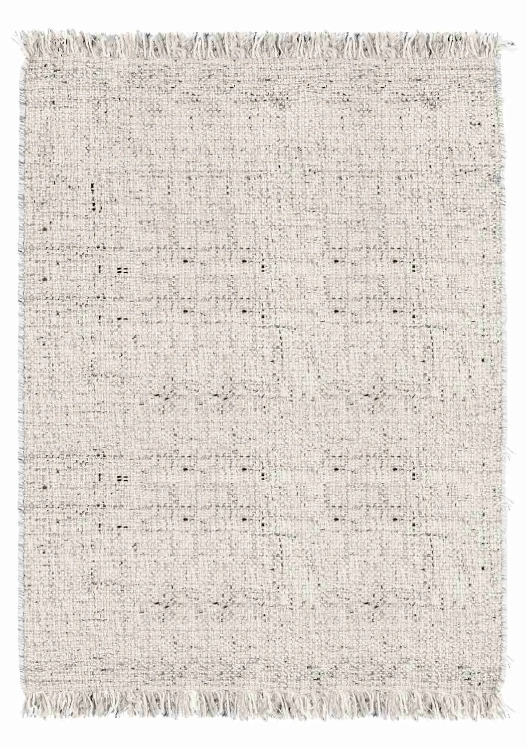 Teppich Senuri aus Wolle, modernes Design, Beige, 160x230 cm, weiche Haptik - Bizzotto