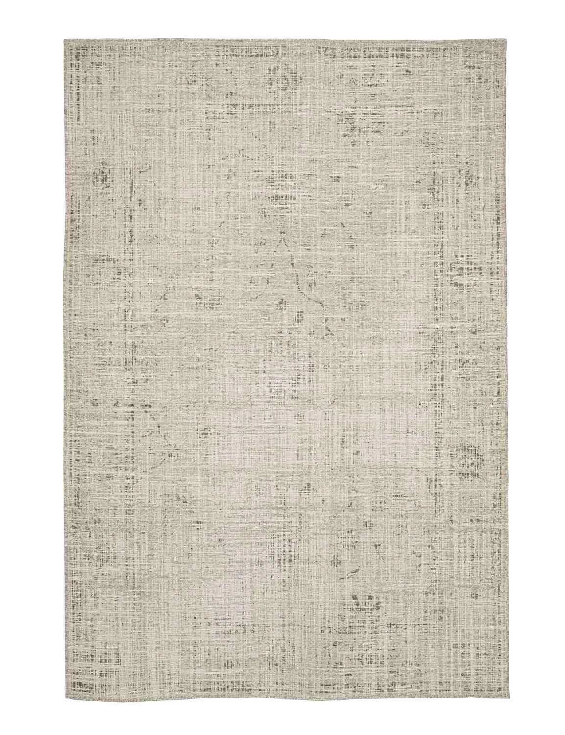 Teppich Arena aus Viskose, modernes Design, Beige, 160x230 cm, hochwertige Wollmischung - Bizzotto