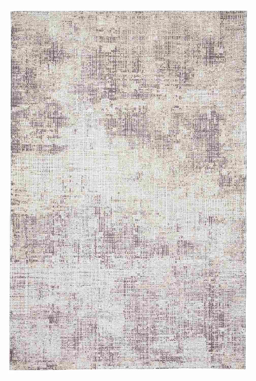 Teppich Suri aus Chenille, modern skandinavisch, silber, 200x290 cm, angenehm weich - Bizzotto