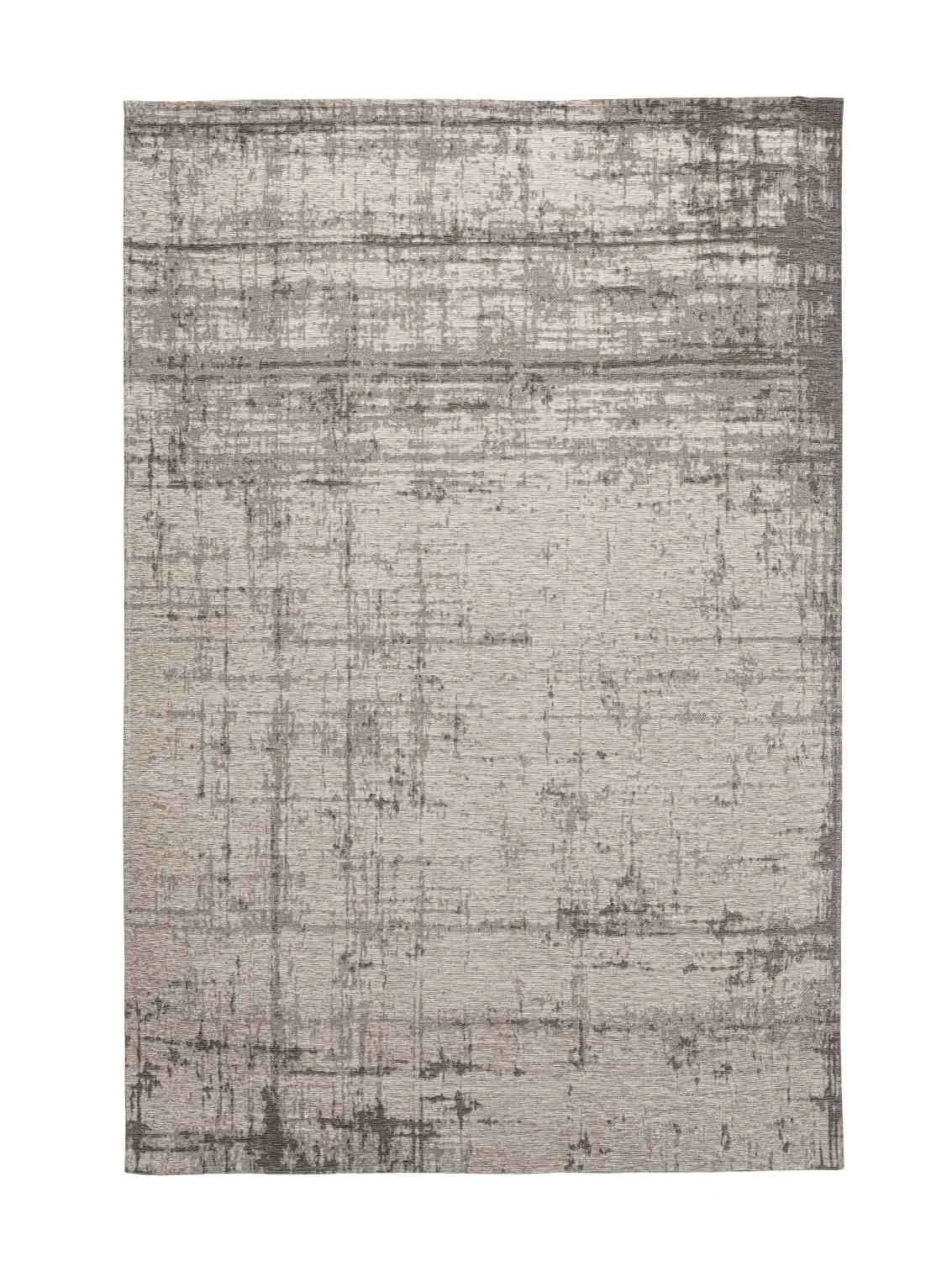 Teppich Yuno aus Chenille, klassisches Design, grau, 155x230 cm, angenehm weich - Bizzotto