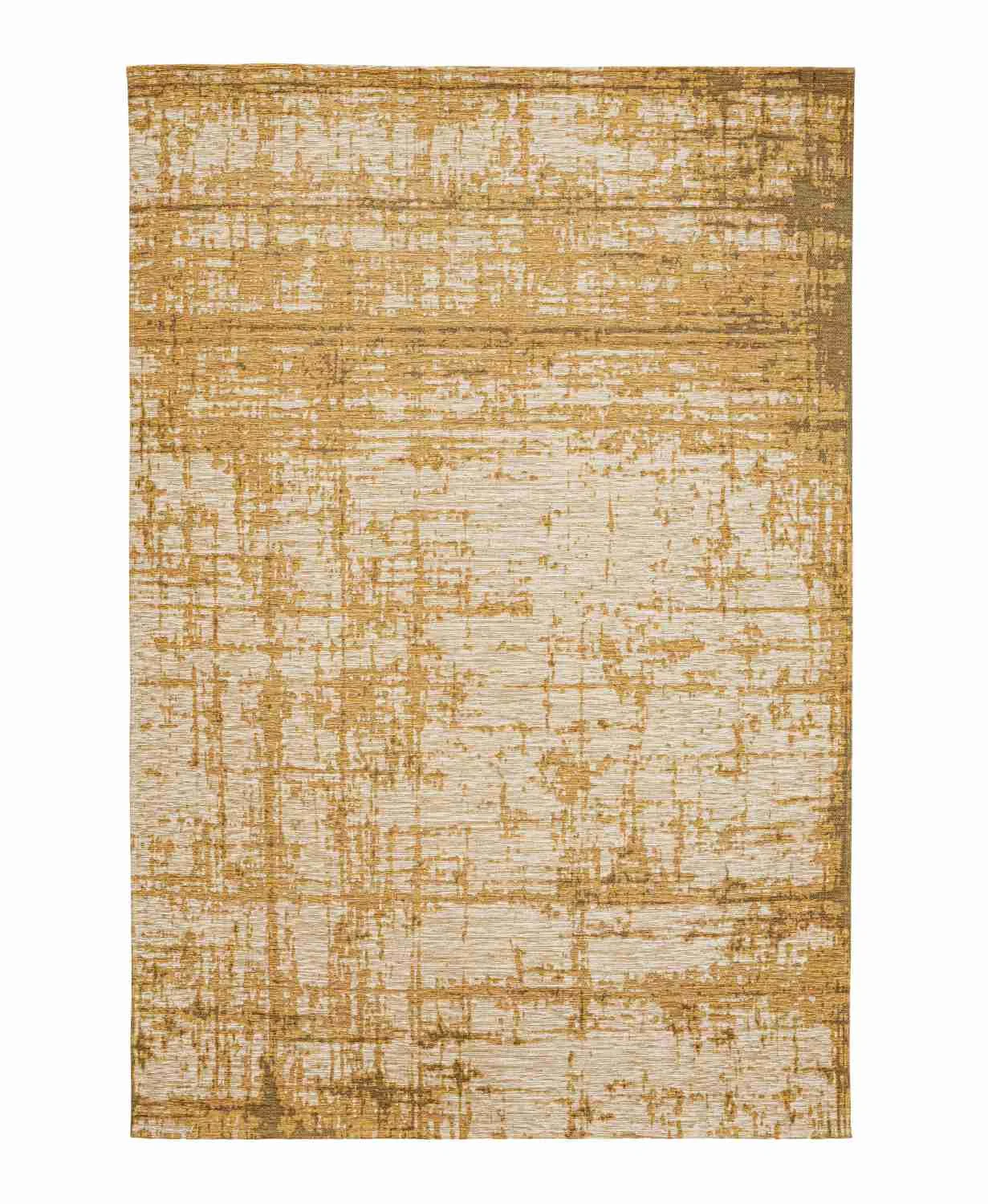 Teppich Yuno aus Chenille, klassisch, Senf, 155x230 cm, weiches Mischgewebe für dein Zuhause - Bizzotto