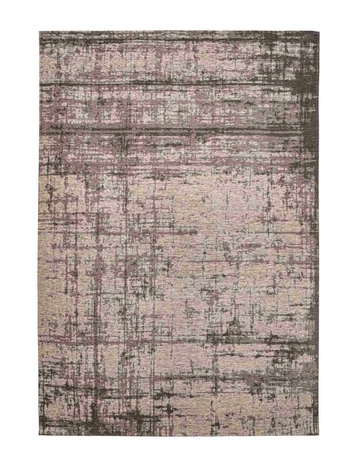 Teppich Yuno aus Chenille, klassisch, Taupe, 155x230 cm, weiches Mischgewebe für den Innenbereich - Bizzotto