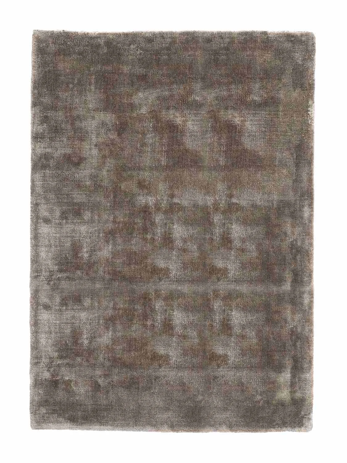 Teppich Samadhi aus Viskose, modern, braun, 140x200 cm, weiche Oberfläche für dein Zuhause - Bizzotto