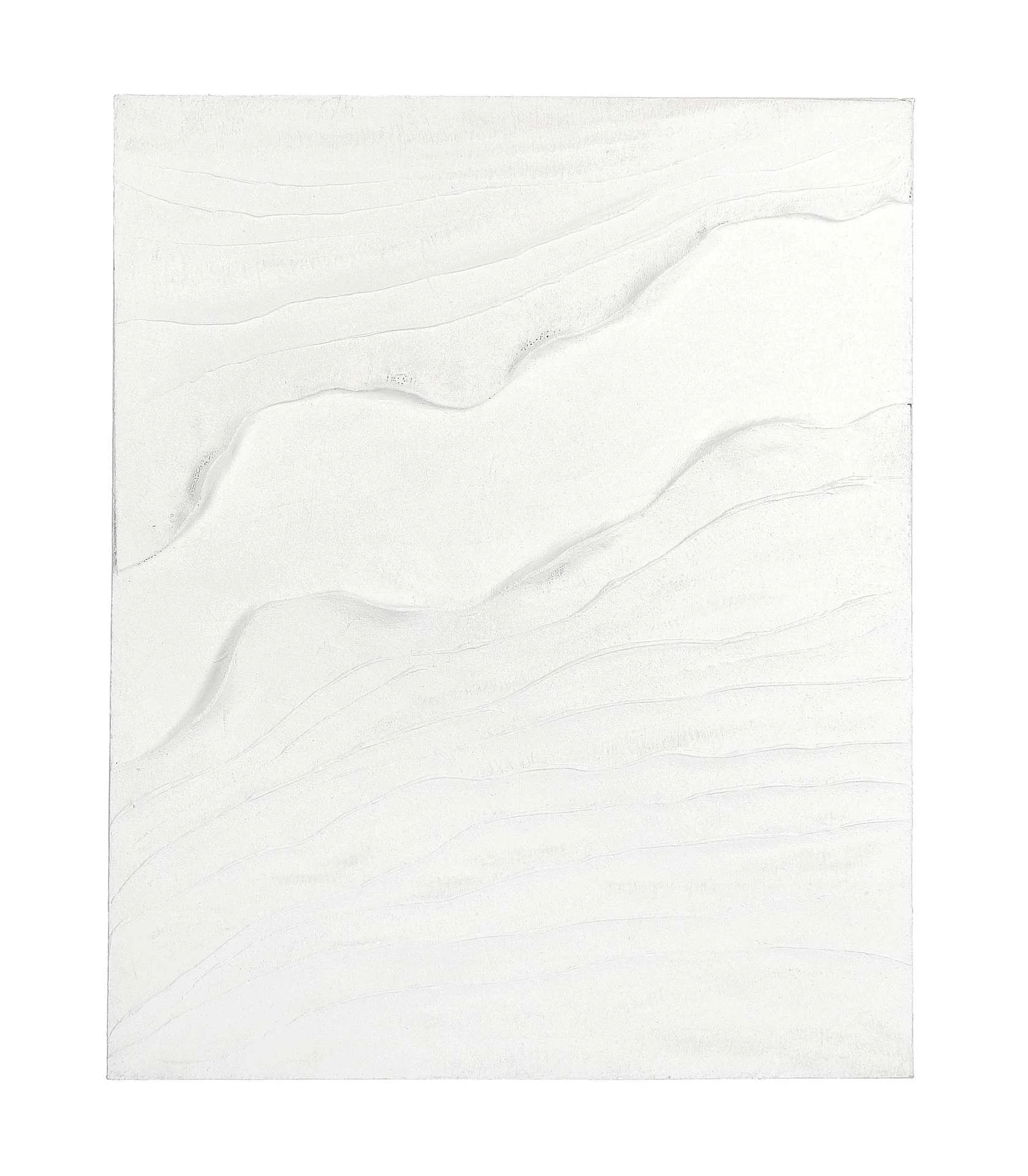 Bild River Kiefernholz Leinwand, modern, weiß, 80x100 cm, Hochformat für Dein Zuhause - Bizzotto