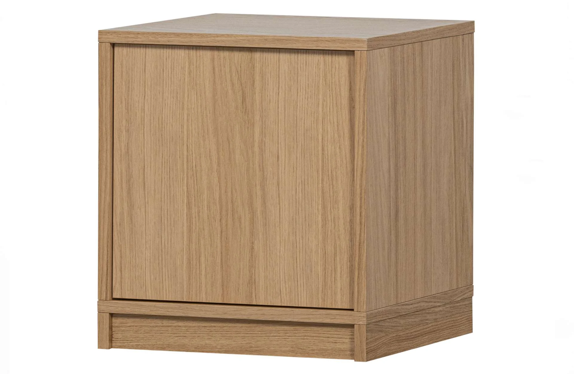 Modulschrank Modulair Eiche lackiert, modern mit Push-to-Open, natur, 44x40 cm, 2 Fächer