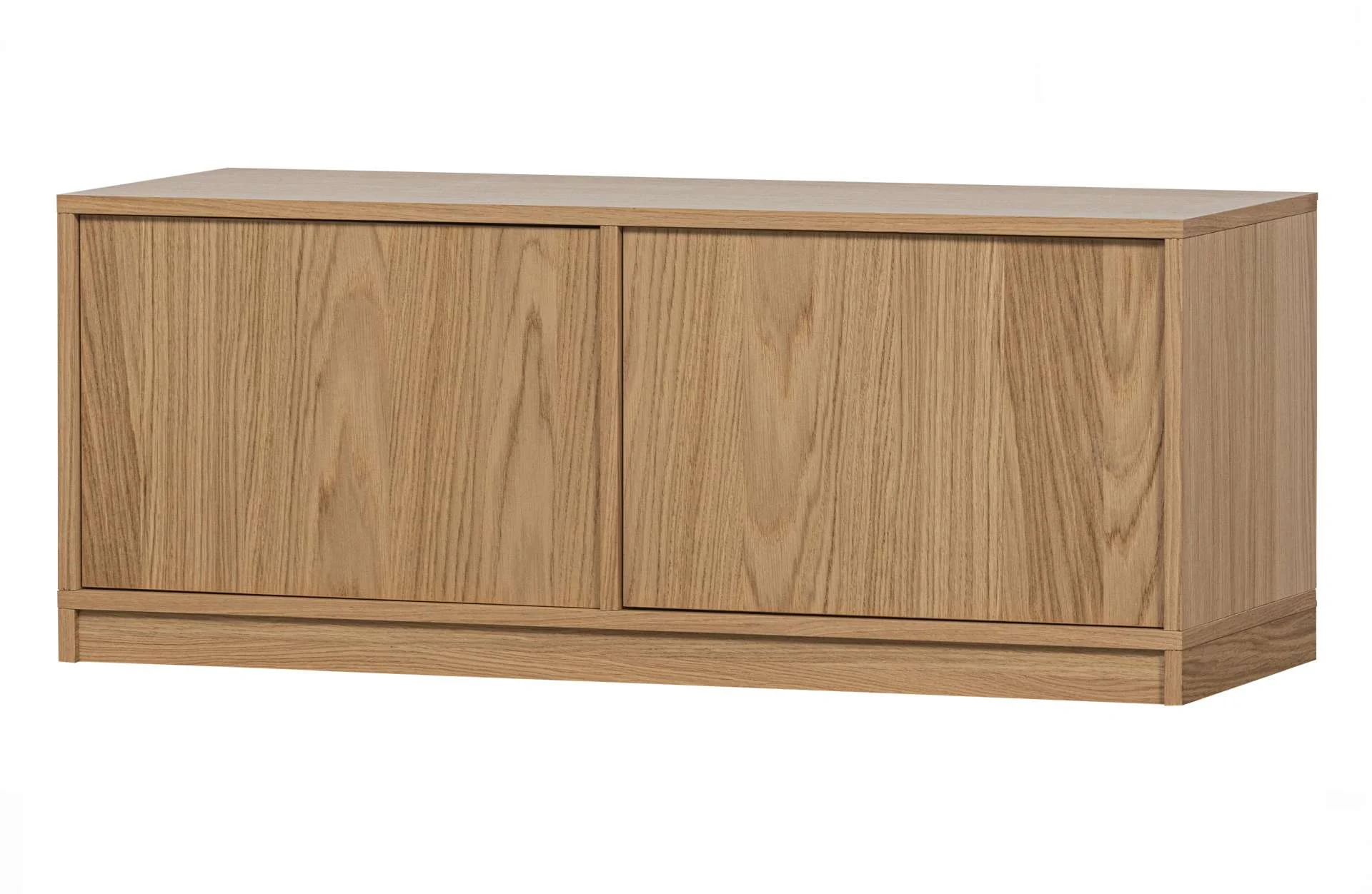 Modulschrank Modulair aus Eiche, modern, natur, mit Push-to-Open, 44x110 cm, FSC-zertifiziert