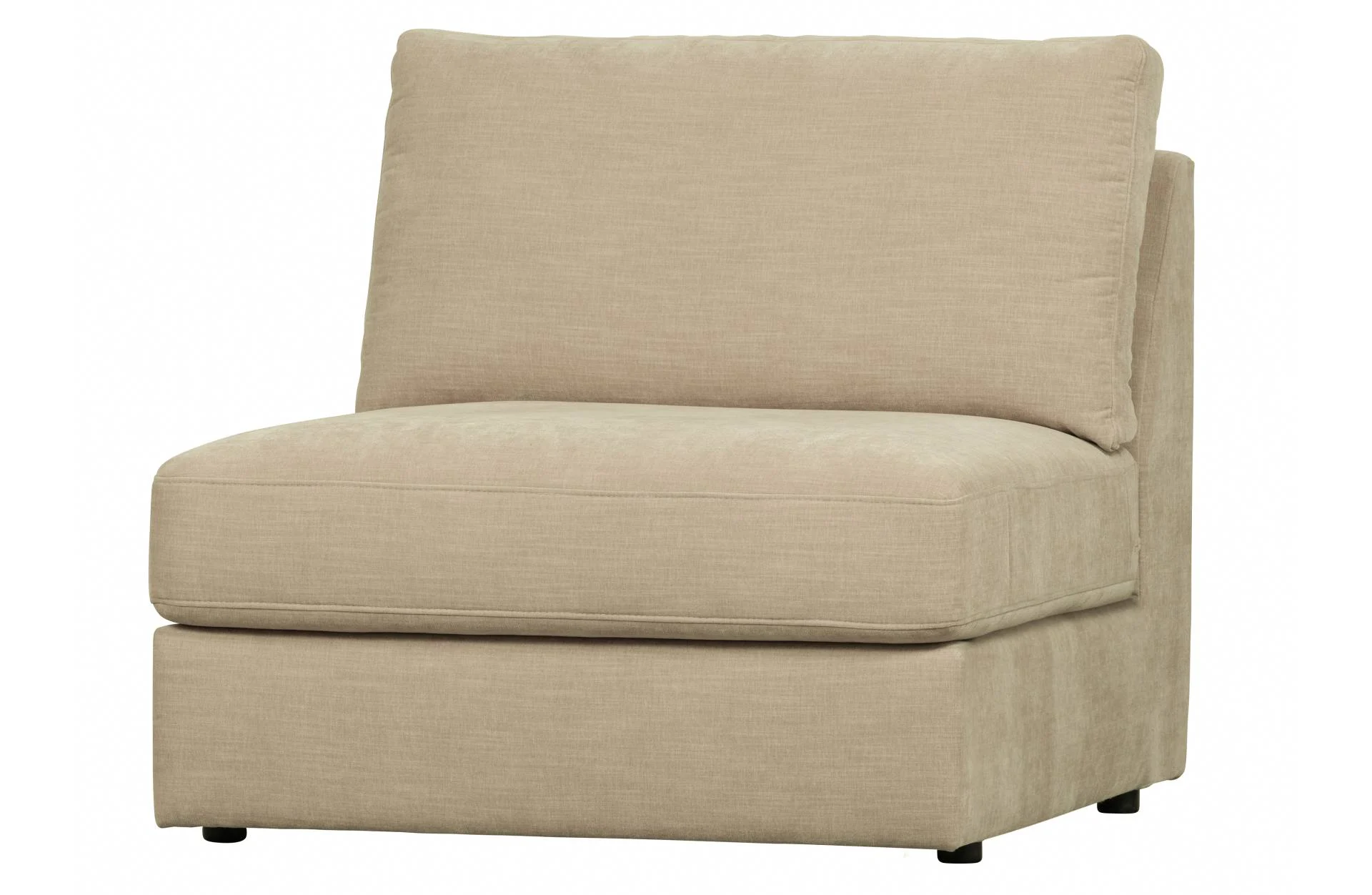 Modulsofa Family Seat Element aus Webstoff, modern, Sand, komfortabel, flexibel kombinierbar - VTwonen