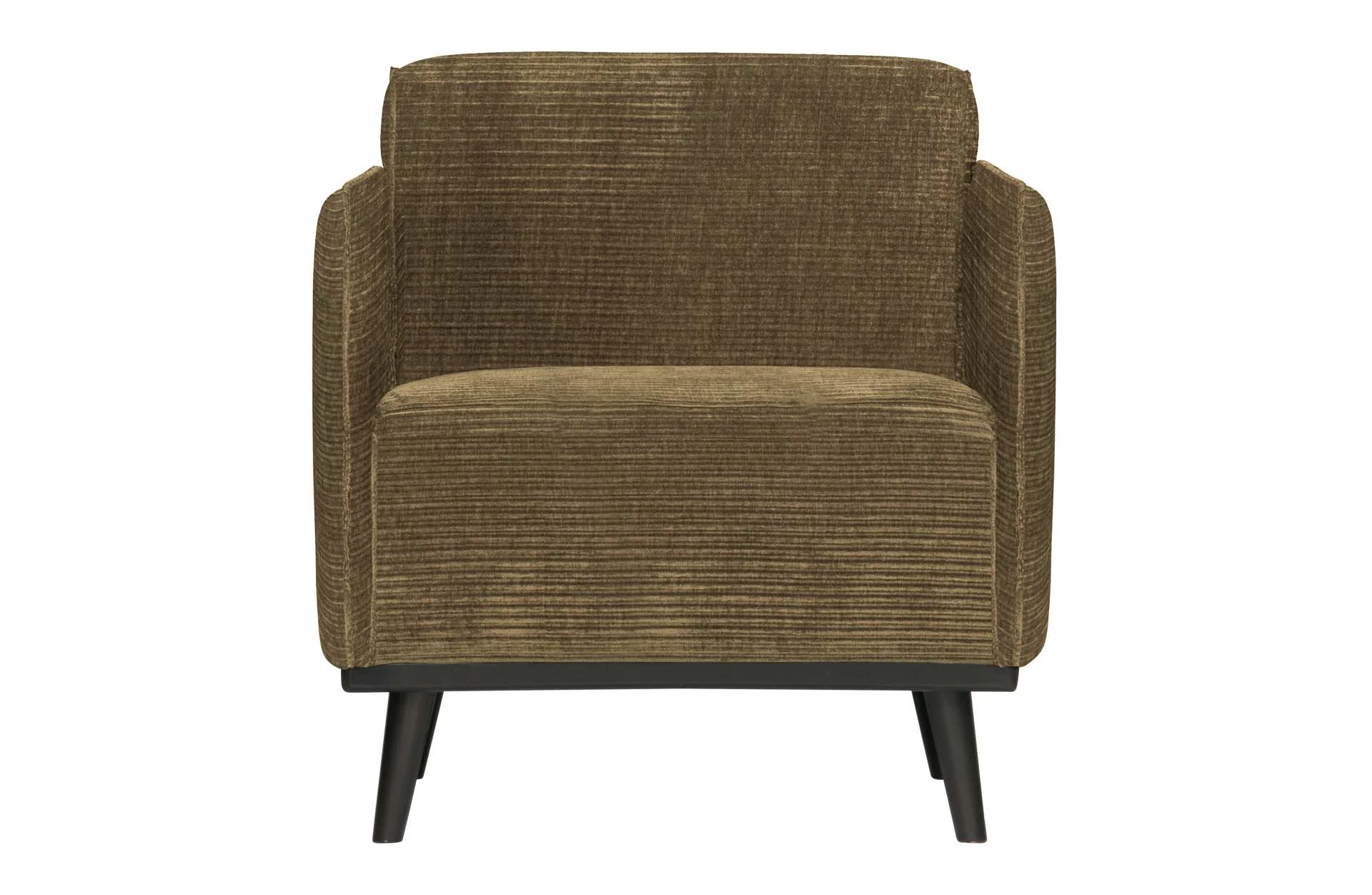 Sessel Statement aus gewebtem Jacquard, modern, Birkenholz, braun, komfortabel gepolstert - Woood