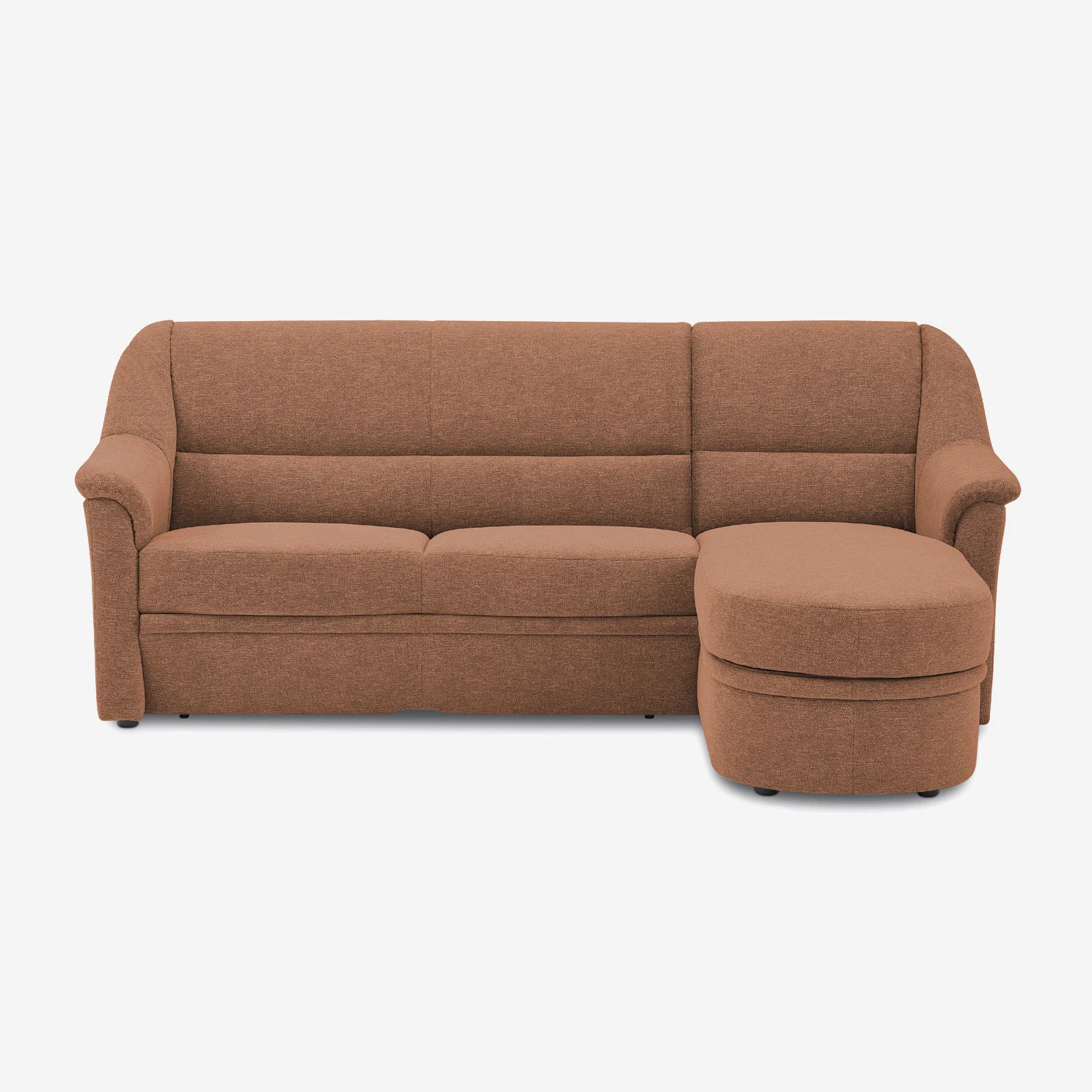 Ecksofa Fiora 2-teilig Kupfer