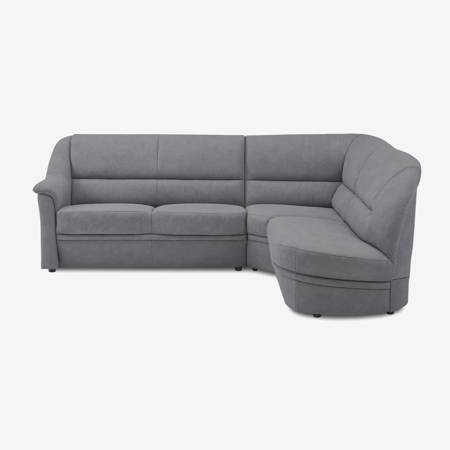 Ecksofa Fiora 3-teilig Anthrazit