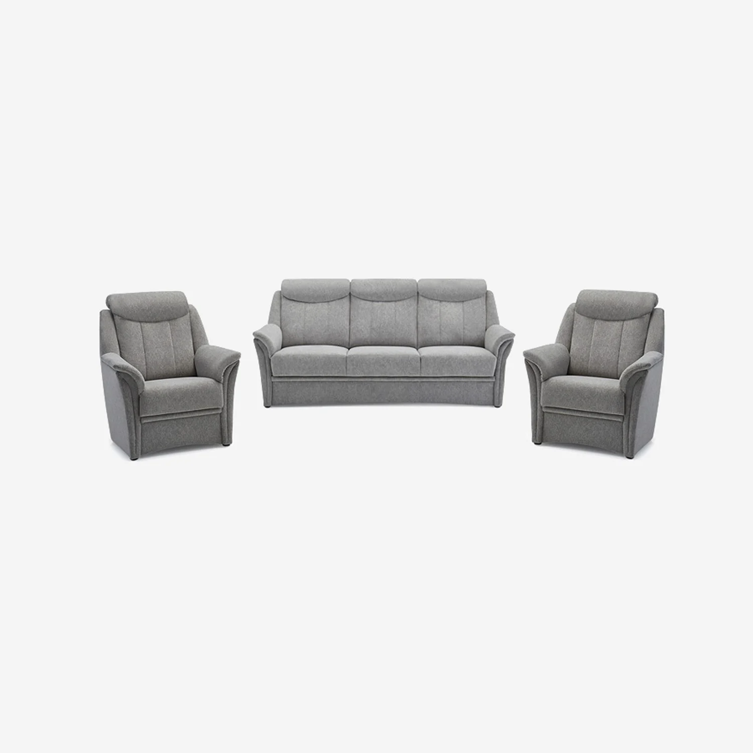 3-teiliges Sofa-Set Lugano Fels