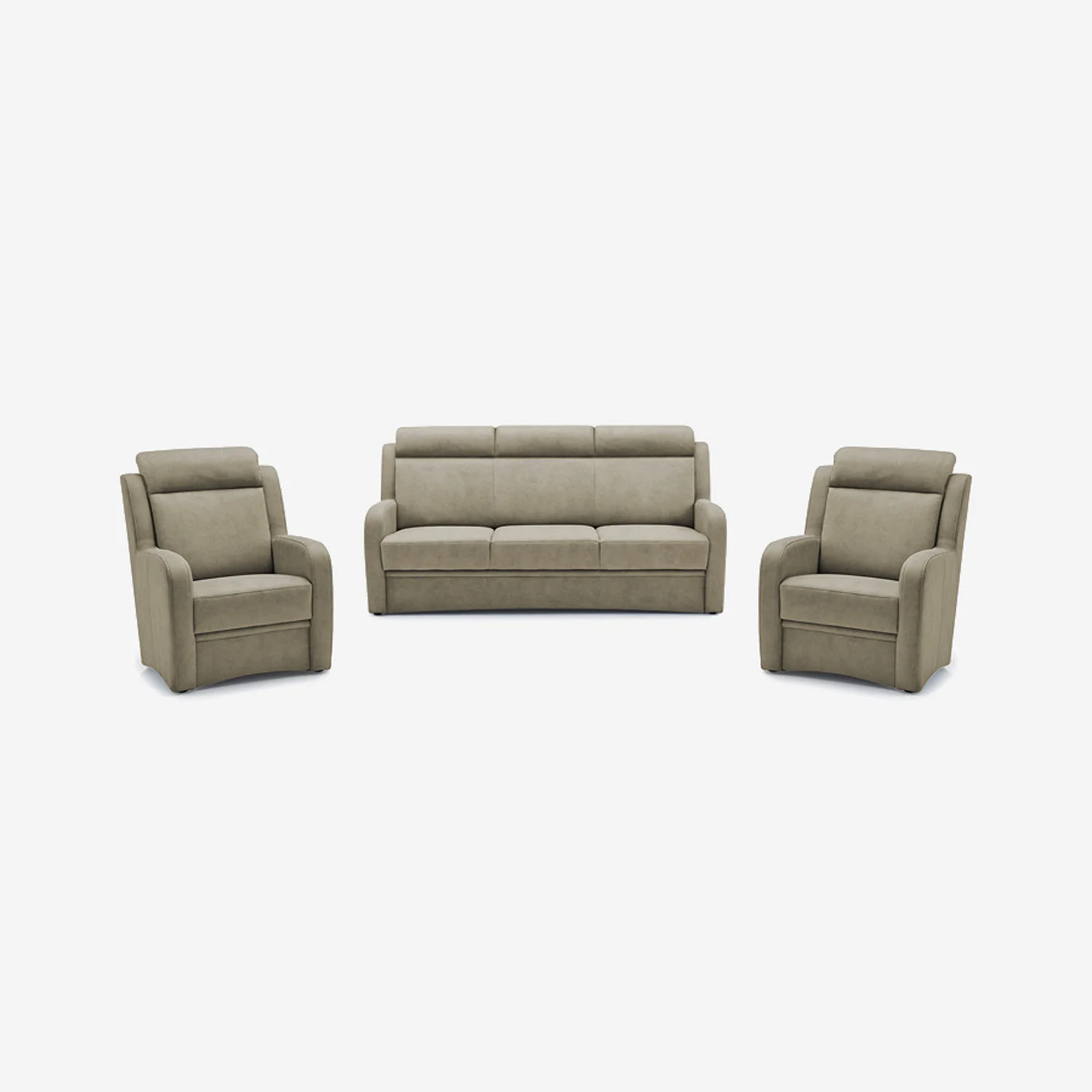 3-teiliges Sofa-Set Varese Stone