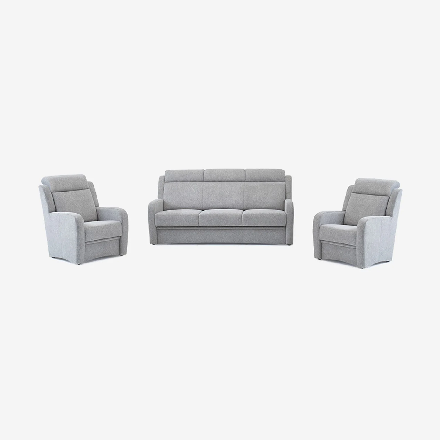3-teiliges Sofa-Set Varese Fels