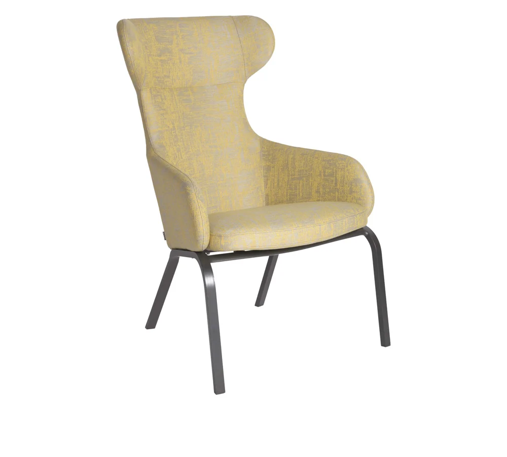 Stern Stan Ohrensessel Aluminium/Outdoorstoff
