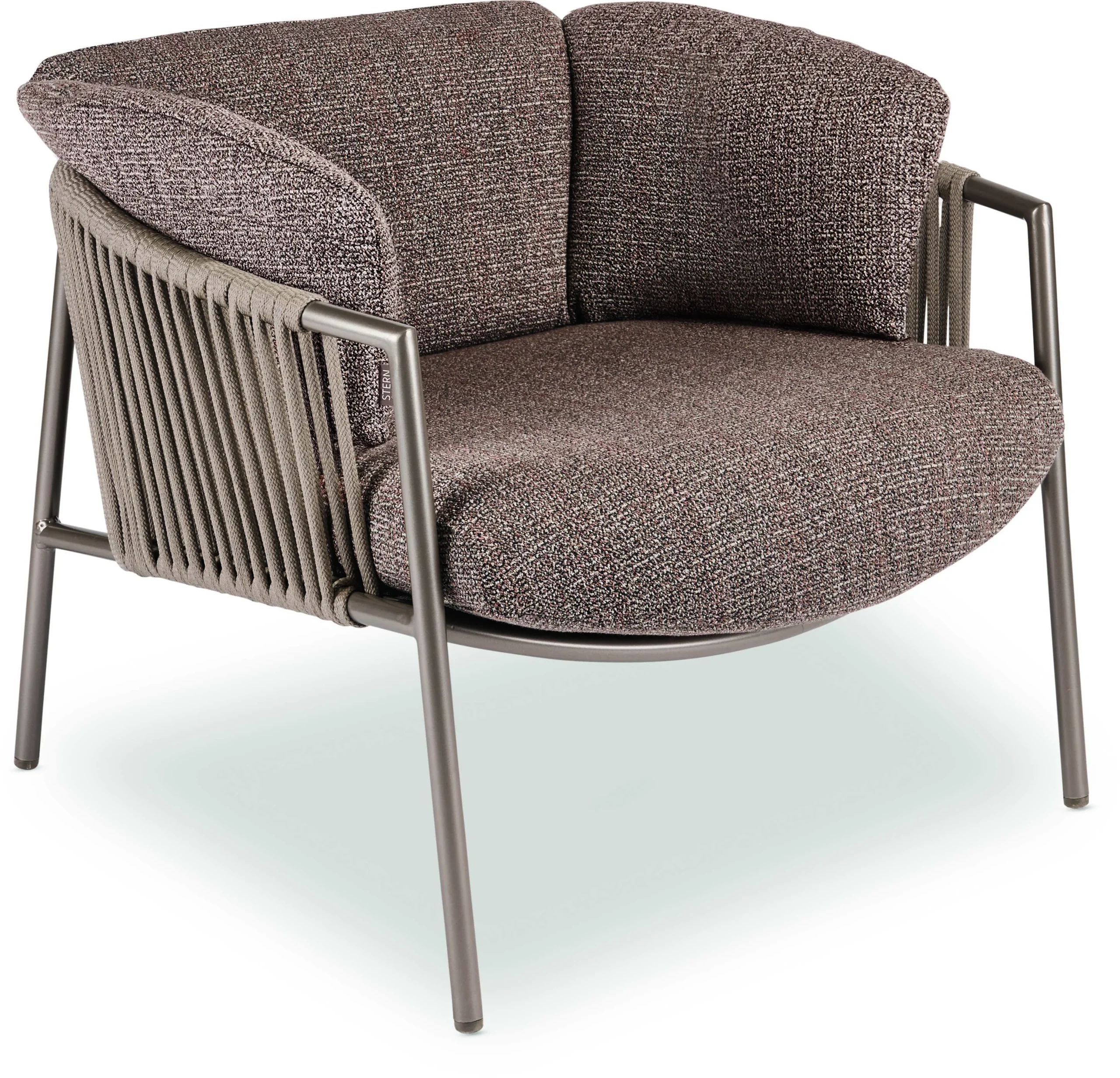 Stern Ära ZOE Lounge-Sessel Aluminium/Stoffbezug/Kordel inkl. Kissen