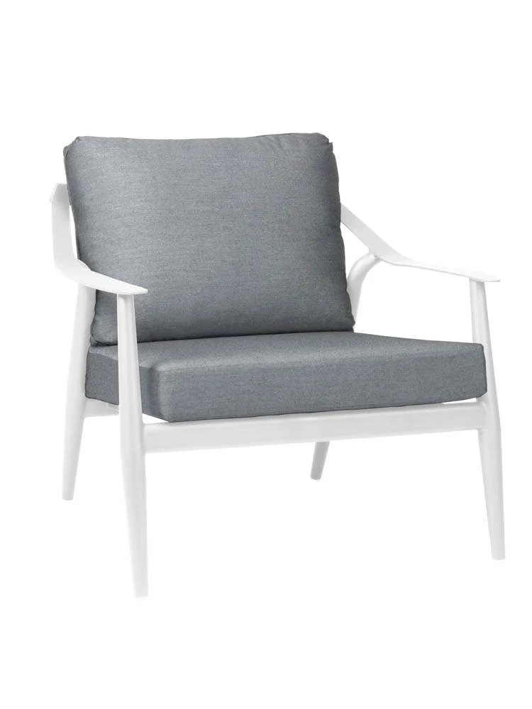 Stern Vanda Loungesessel Aluminium mit Kissen