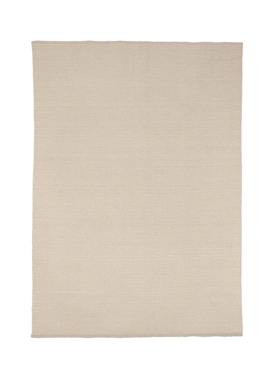 Outdoor-Teppich Savan Kunststoff, modern rechteckig, beige, 170x240 cm, pflegeleicht