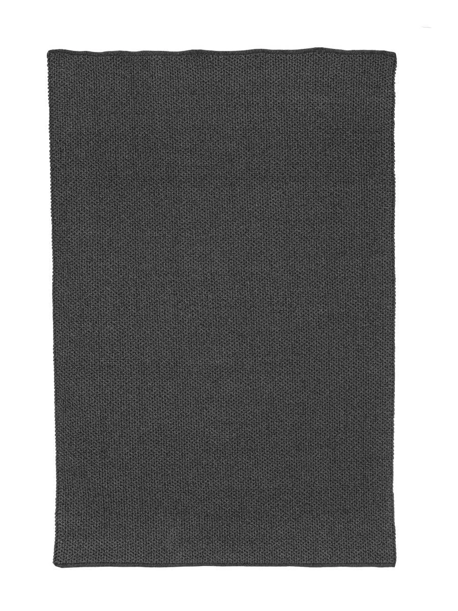 Outdoor-Teppich Daya, pflegeleichter Kunststoff, modern rechteckig, dunkelgrau, 170x240 cm