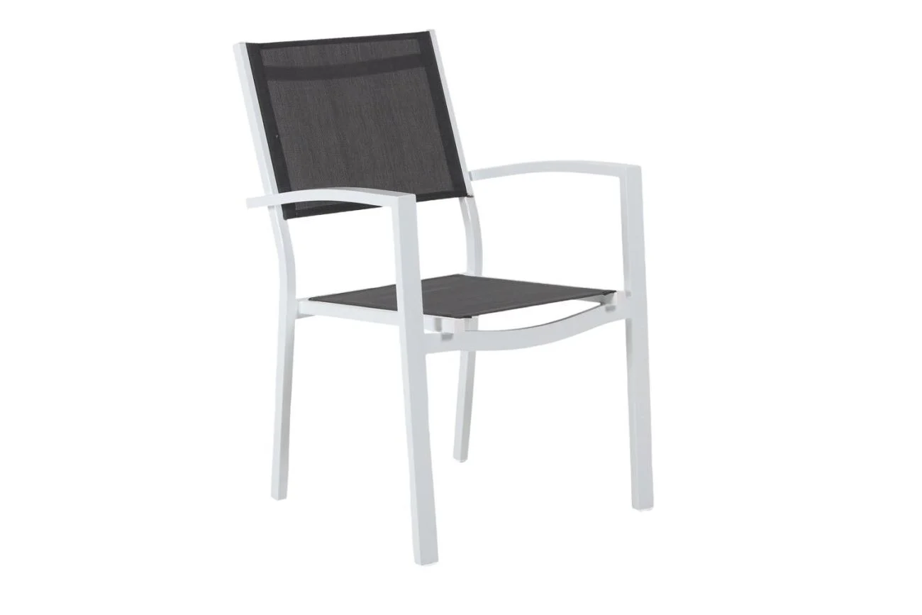 Brafab Leone Stapelstuhl Aluminium/Textilene