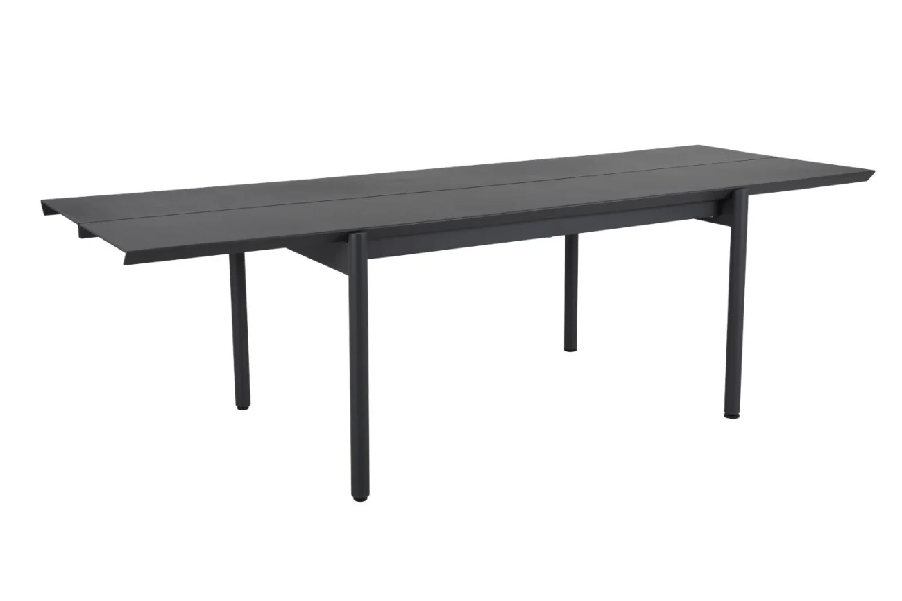 Gartenesstisch B45, 250 cm aus Aluminium, modern, anthrazit, für 8–10 Personen, Outdoor - Brafab