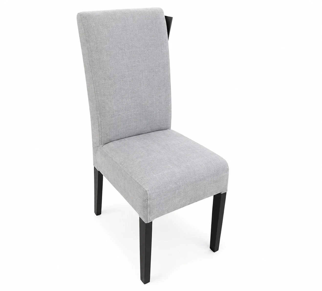 Nowe Stuhl Stoff Grau | Beine Schwarz | Outlet - FASMAS