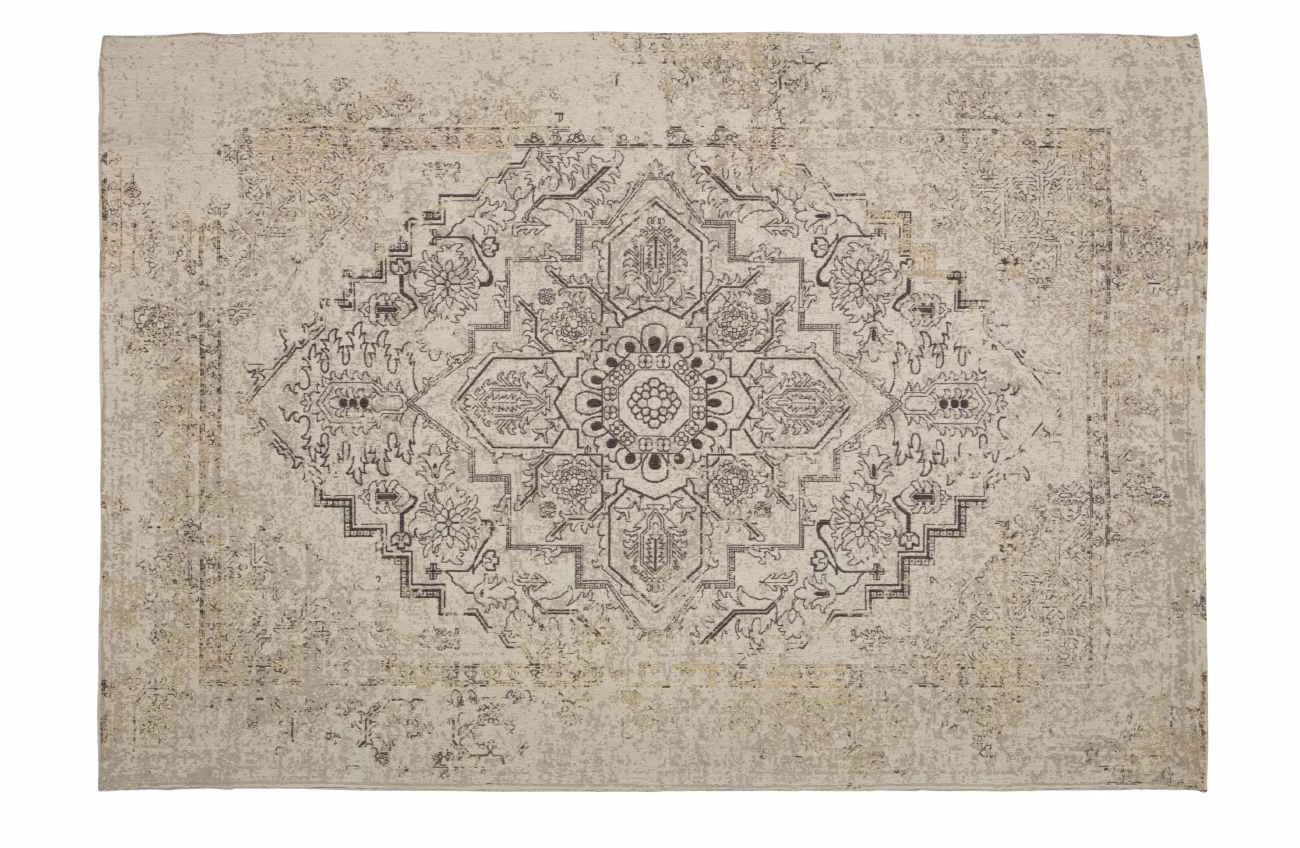 Teppich Eric Kombinationsgewebe, modern, Beige Natur, rechteckig 170x240 cm, pflegeleicht - Woood