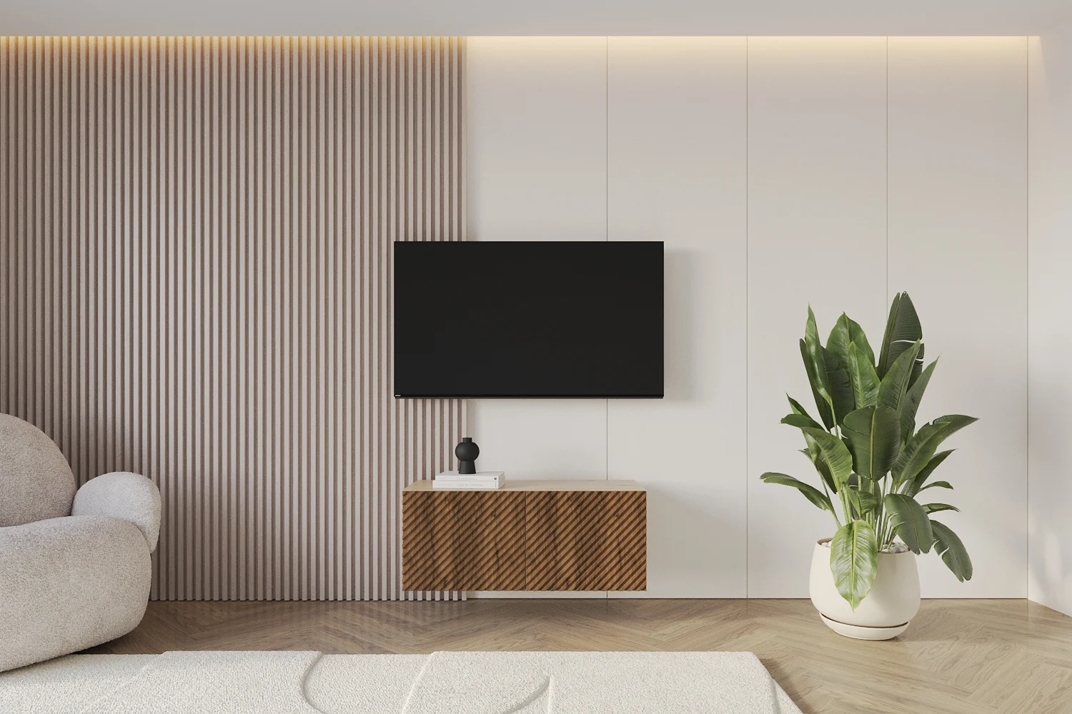 Lowboard ZENO Artisan und Katania 100 cm - Altdecor