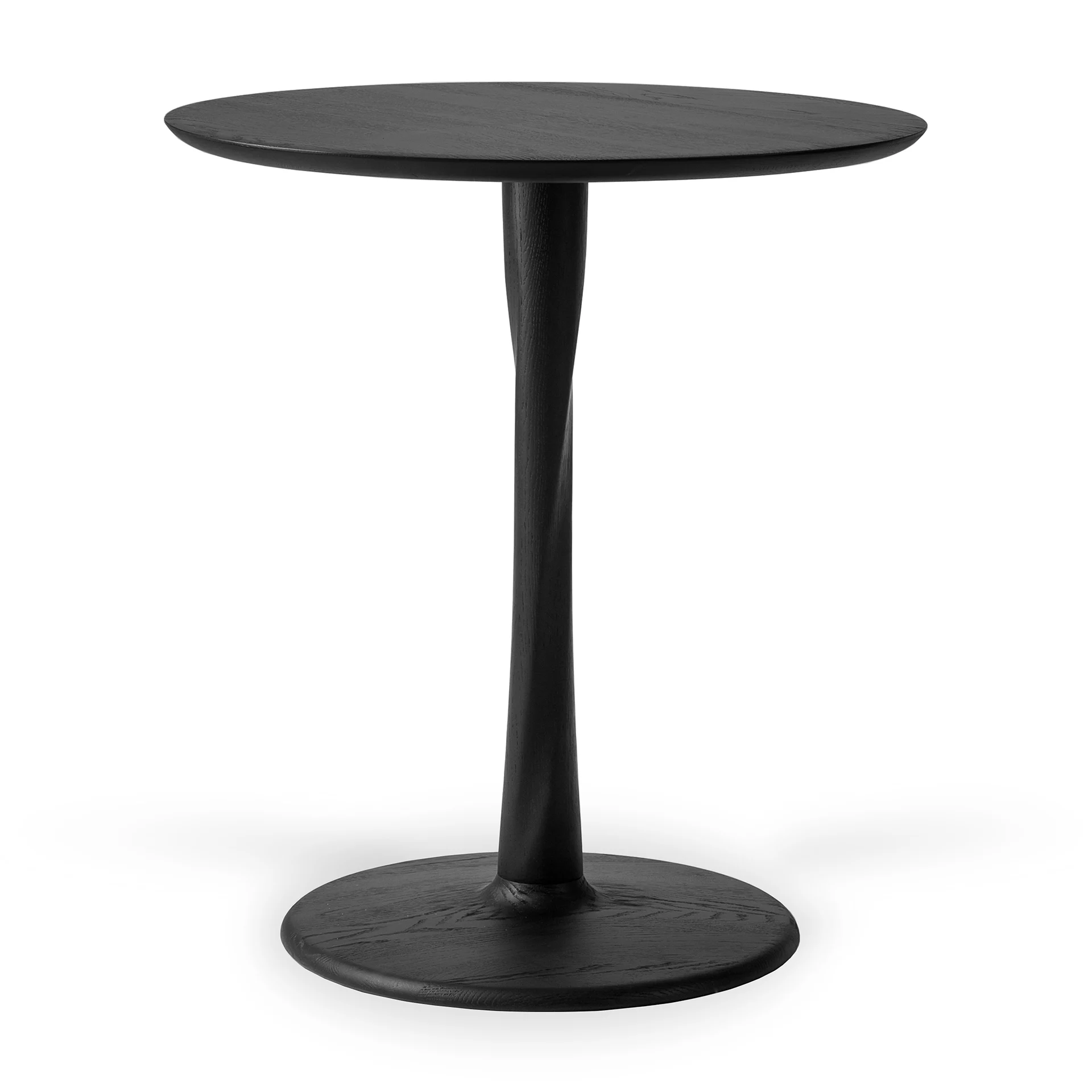 Ethnicraft Torsion Indoor Tisch Eichenholz Rund Schwarz