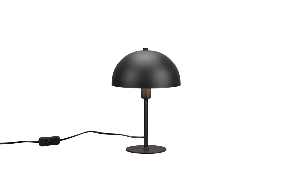 Trio Nola Tischleuchte Metall Schwarz matt