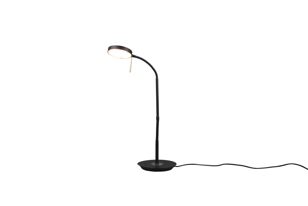 Trio Monza Tischleuchte LED Metall Sensordimmer