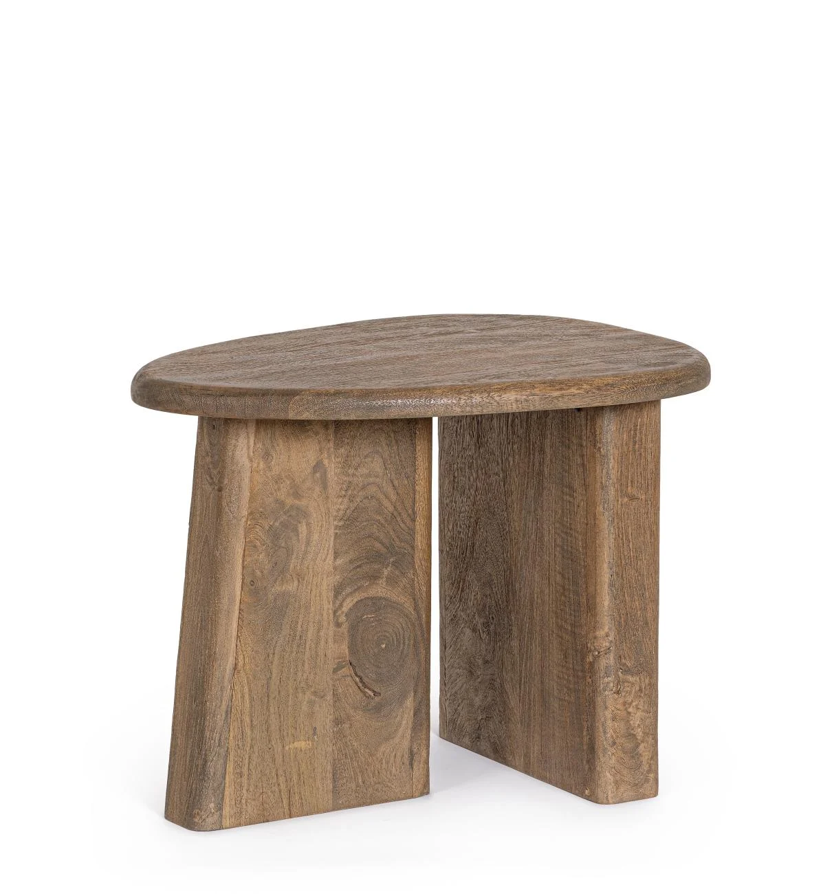 Couchtisch Zacatecas aus Mangoholz, organisches Design, Braun, hochwertig verarbeitet, Marke Bizzotto