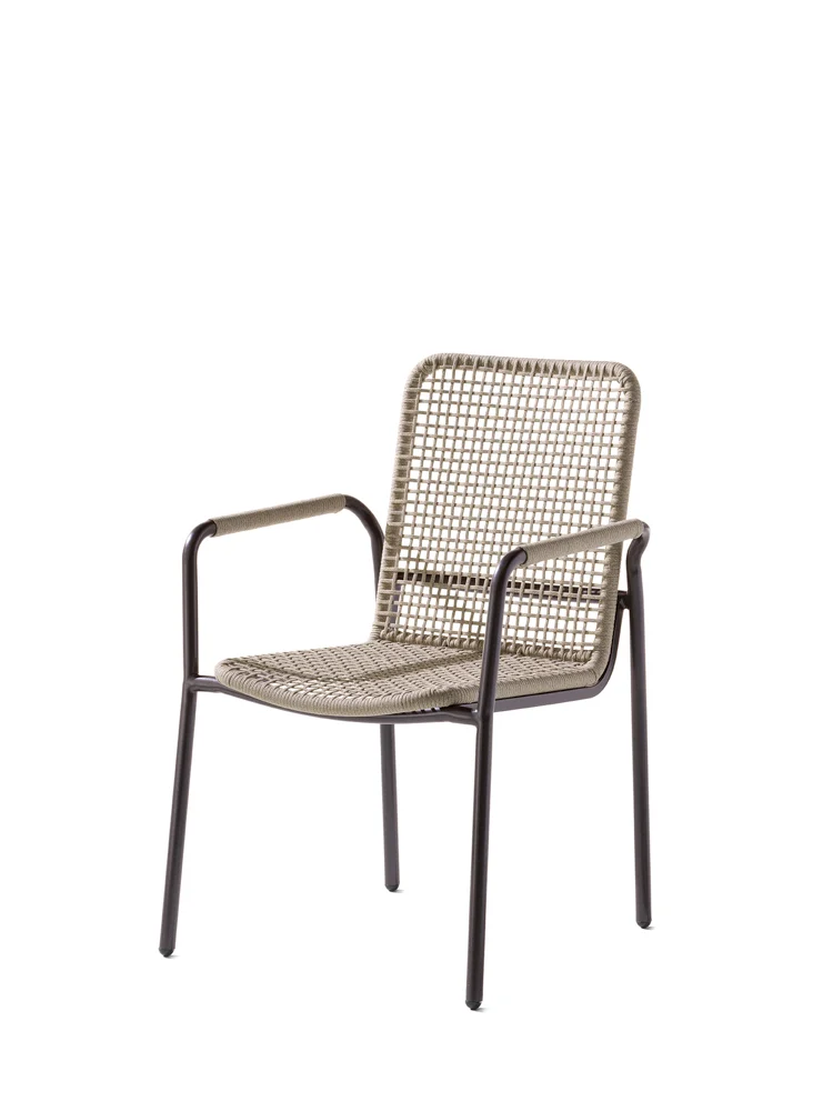 Sieger Ticco Stapelsessel Aluminium/Rope