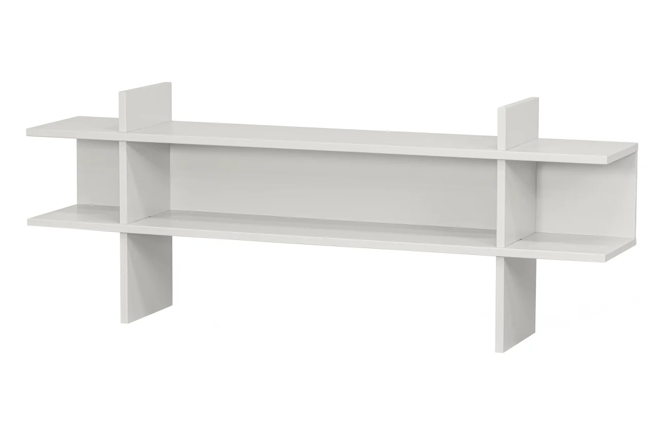 TV-Board Jana aus Kiefernholz, modern, hellgrau, 180 cm, FSC-zertifiziert