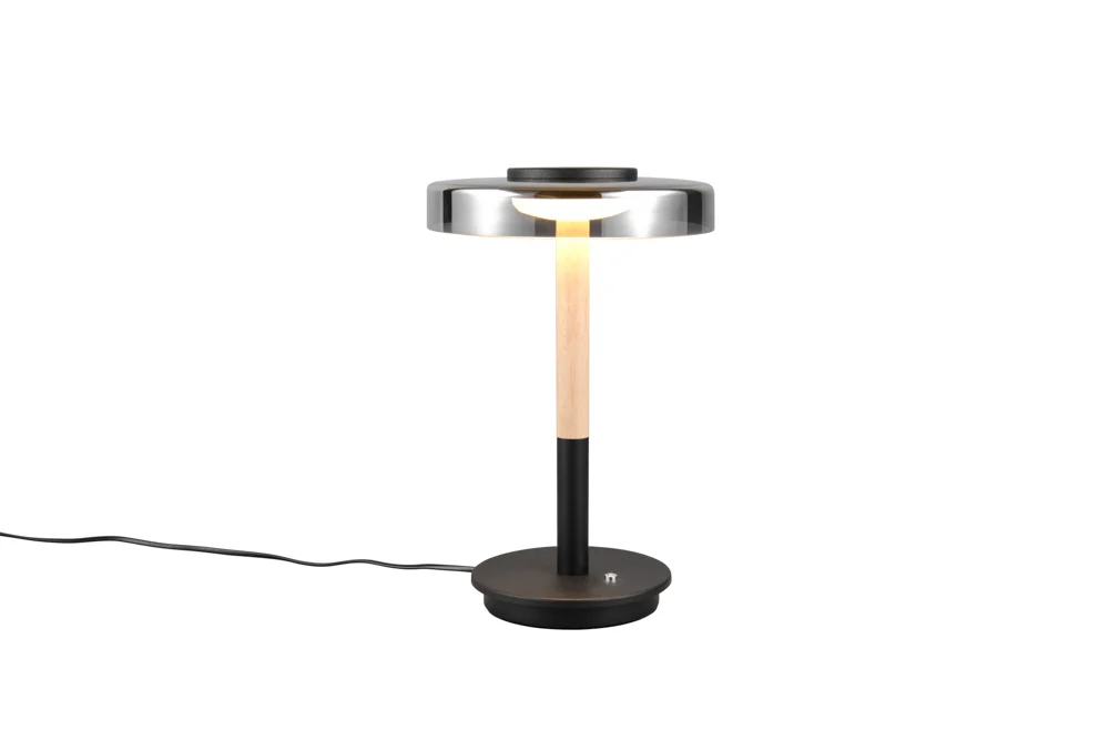 Trio Celeste Tischleuchte LED Metall/Glas Dimmbar