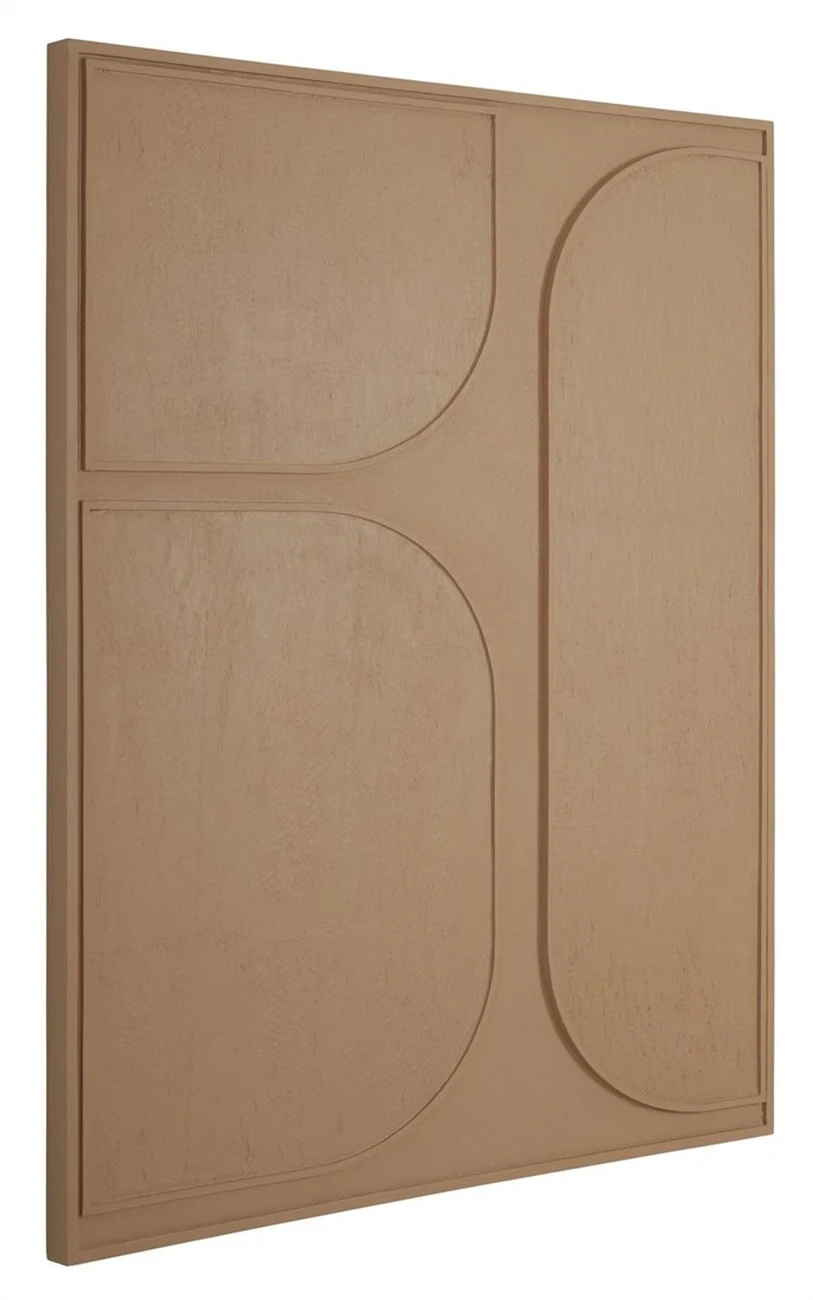Wandpaneel Lorcan aus Holz, modern, Braun, Large, für stilvolle Wandgestaltung indoor - Must Living