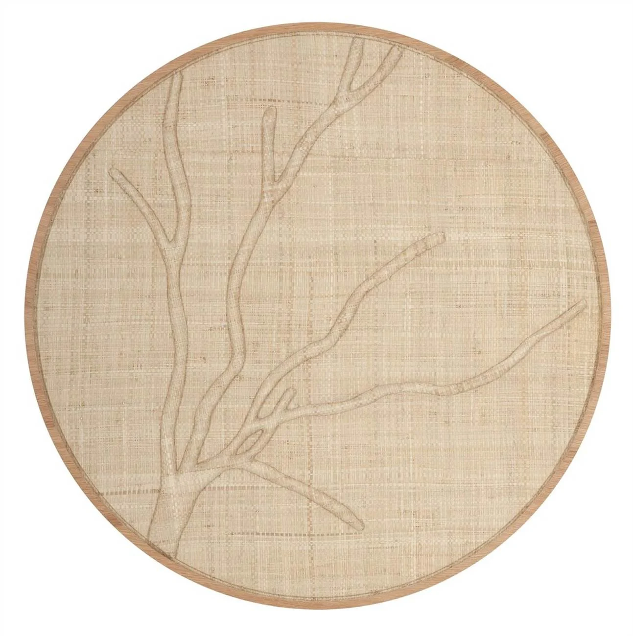Wandpaneel Jungle aus Holz, modern und naturbelassen, 85x85 cm, für stilvolle Wandgestaltung - Must Living