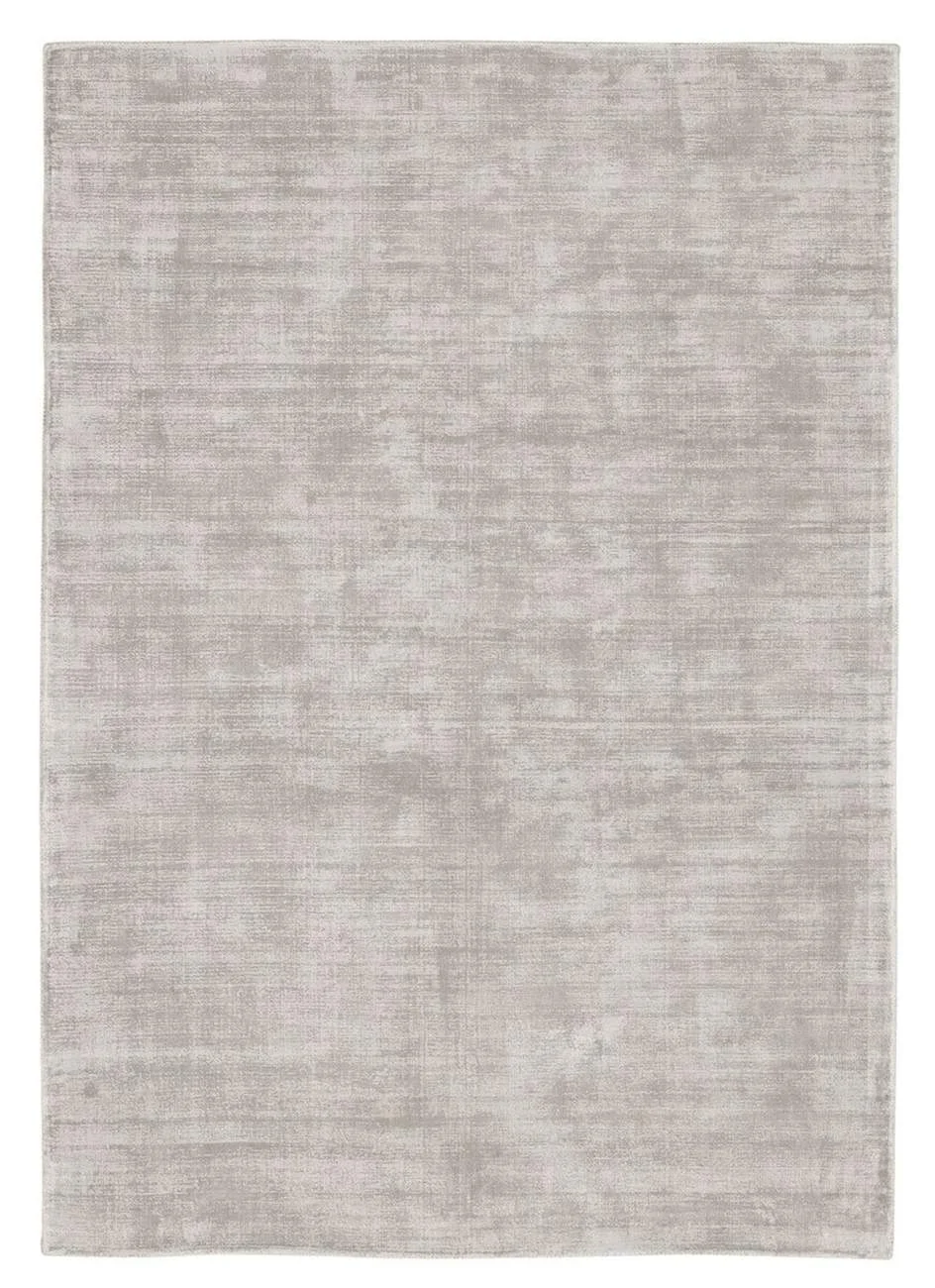 Teppich La Belle aus Viskose, rechteckig, moderner Look, grau, 170x240 cm, für Dein Zuhause - Must Living