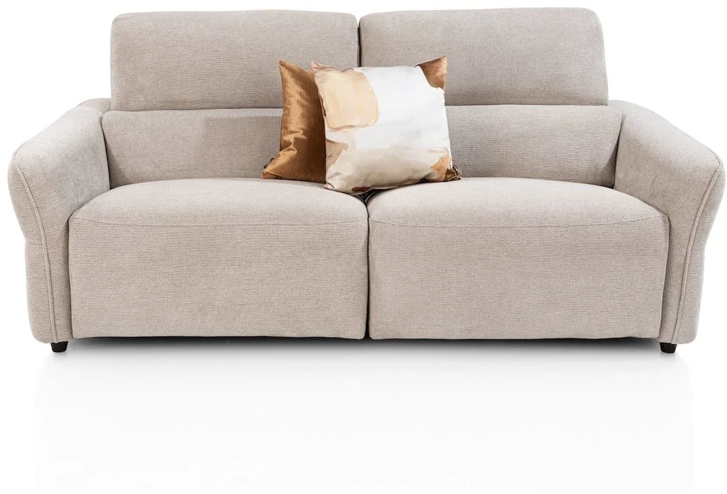 Henders & Hazel Anglet 3 Sitzer Sofa Stoff Vada beige / Elektrisch verstellbar