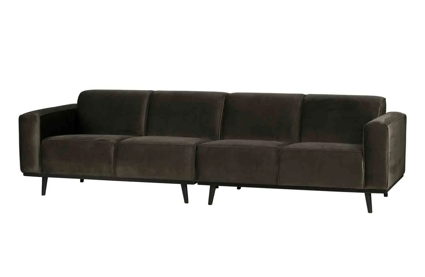 Bigsofa Statement Samt, modern, waldgrün, 280 cm breit, gemütliches Designerstück für Dein Wohnzimmer - Woood