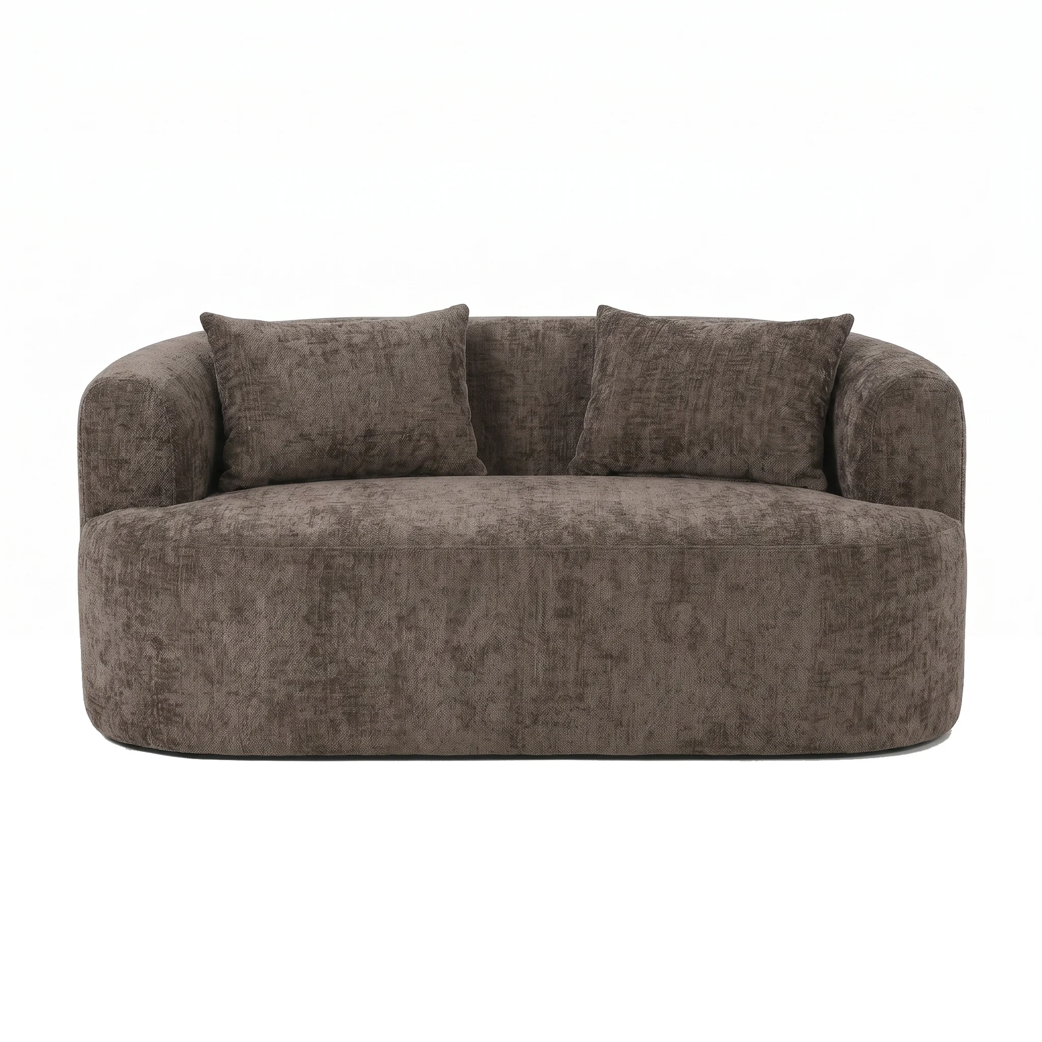 2-Sitzer Sofa Adele Chenille Braun